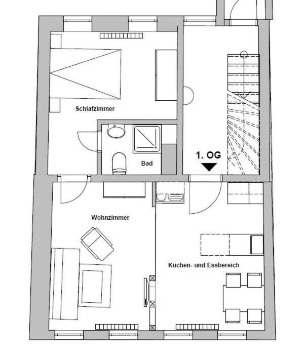Apartment Pension Sternchen Erfurt Exteriér fotografie